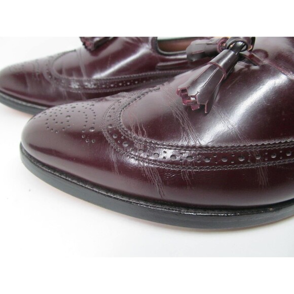 Allen Edmonds Berwick Tasseled Wingtip Loafers Size US 10 D + shoe trees - Picture 10 of 16